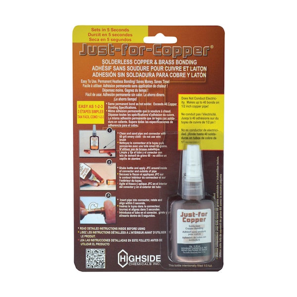 Just For Copper Highside Chemicals Just For Copper 0.35 oz Copper Bonding 1 pc 31010 - main